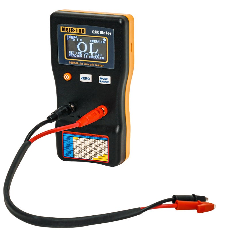 Signstek MESR-100 V2 Auto Ranging in Circuit ESR Meter Capacitor Tester/Low Ohm Meter Up to 0.01 to 100R, Support in Measuring Capacitance Resistance Circuit - Image 1
